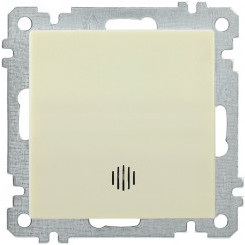 ВС10-1-1-Б Выключатель одноклавишный с индикацией 10А BOLERO кремовый IEK
