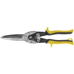 Ножницы по металлу удлиненные CrV, прорезиненные ручки, прямые 290 мм