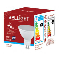 Лампа LED 6Вт 6500K 700Лм MR16  Bellight