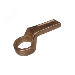 Ключ накидной односторонний 24 омедненный