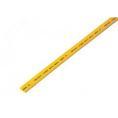 Термоусаживаемая трубка 8,0 4,0 мм, желтая, упаковка 50 шт. по 1 м