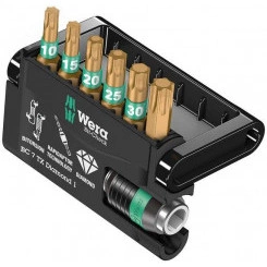 Набор бит с битодержателем Bit-Check 7 TX Diamond 1 алмазное покрытие 7 предметов Набор бит с битодержателем Bit-Check 7 TX Diamond 1 алмазное покрытие 7 предметов