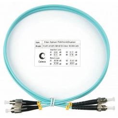 Шнур оптический duplex 1м FC-ST 50/125 mm OM3 LSZH FOP-50-FC-ST-1m