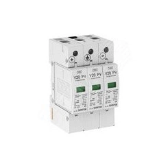 Устройства защиты от импульсных перенапряжений УЗИП для фотогальванических сетей трехполюсный (Класс II) 1000 В Устройства защиты от импульсных перенапряжений УЗИП для фотогальванических сетей трехполюсный (Класс II) 1000 В