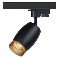 Трековый светильник TR51 - GU10 BK однофазный под лампу GU10 матовый черный под лампу GX53 ЭРА