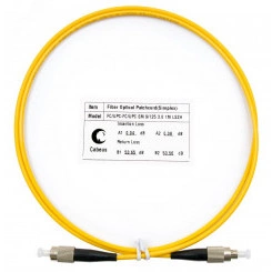 Шнур оптический simplex 1,5м FC-FC 9/125 sm  LSZH FOP(s)-9-FC-FC-1,5m
