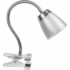 Светильник настольный светодиодный NDF-C006-6W-4K-S-LED на прищепке гибкий серый