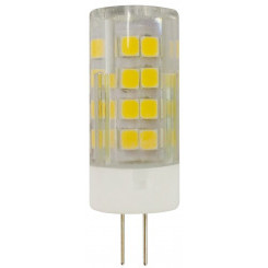 Лампа светодиодная LED JC-3,5W-220V-CER-840-G4 (диод, капсула, 3,5Вт, нейтр, G4) ЭРА (100/1000/30000) ЭРА