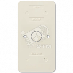 Плата монтажная огнестойкая для установки комбинации розетка - выключатель