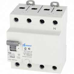 Выключатель дифференциального тока УЗО-100Про  4п 40A 100мА