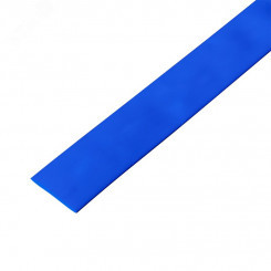 Термоусаживаемая трубка 30,0 15,0 мм, синяя, упаковка 10 шт. по 1 м