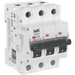 ARMAT Выключатель автоматический трехполюсный M10N  K 6А IEK