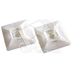 Самоклеящаяся площадка для крепл. стяжек (19*19 мм) (100 шт)