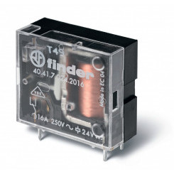 Миниатюрные PCB-реле, выводы с шагом 3.5мм, AgCdO, 1CO 16A, катушка DC Конфигурация с контактами NO
