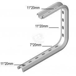 Скоба С-образная, высота - 290 мм, ширина - 195 мм, кратность - 1шт, I4 - Нержавеющая сталь (304) Скоба С-образная, высота - 290 мм, ширина - 195 мм, кратность - 1шт, I4 - Нержавеющая сталь (304)