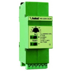 Прибор для контроля изоляции в сетях с изолированной нейтралью HIS 220 VDC/N , UN- 24 В DC, UIT - 220 В, RCRIT 80-320 кОм