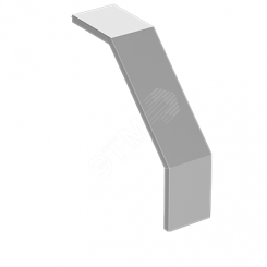КЛУН50-90 S=1мм Крышка лотка углового вертикального поворот вниз полимерная