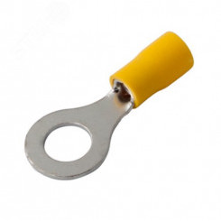 Наконечник кольцевой изолир  8.4 мм 4-6 кв мм (НКи 6.0-8 НКи5,5-8) желтый
