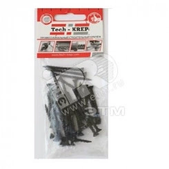 Саморез гипсокартон/металл 3,5х41 черный (25шт) - пакет Саморез гипсокартон/металл 3,5х41 черный (25шт) - пакет