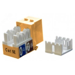 Вставка KJ9-8P8C-C5e-90-OR Keystone Jack RJ-45(8P8C) категория 5e оранжевая Вставка KJ9-8P8C-C5e-90-OR Keystone Jack RJ-45(8P8C) категория 5e оранжевая