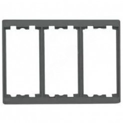 Connect Рамка для настенных блоков Сима Классик на 3 S-модуля, графит Connect Рамка для настенных блоков Сима Классик на 3 S-модуля, графит