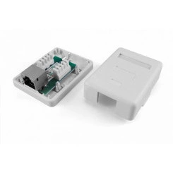 Розетка компьютерная SB1-1-8P8C-C5e-SH-WH RJ-45(8P8C) кат 5e экранированная