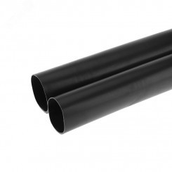 Термоусаживаемая трубка клеевая 70,0 12,0 мм, (6-1) черная, упак 2 шт. по 1 м