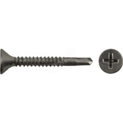 Саморез оконный 3,9х35 с потайной головкой и сверлом (100шт) Саморез оконный 3,9х35 с потайной головкой и сверлом (100шт)