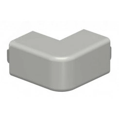 Крышка внешнего угла кабельного канала WDK 20x20 мм (ПВХ, серый) Крышка внешнего угла кабельного канала WDK 20x20 мм (ПВХ, серый)