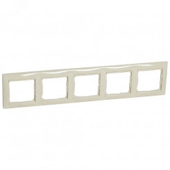 VALENA Рамка 5 постов горизонтальный монтаж слоновая кость (696743) VALENA Рамка 5 постов горизонтальный монтаж слоновая кость (696743)