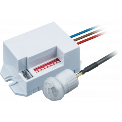 Датчик движения ИК встраиваемый 800w 360 гр. 6м IP65 белый Датчик движения ИК встраиваемый 800w 360 гр. 6м IP65 белый