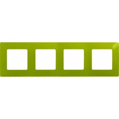 ETIKA Рамка 4 поста зеленый папоротник ETIKA Рамка 4 поста зеленый папоротник