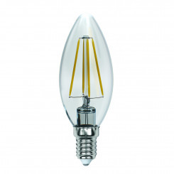 LED-C35-13W/3000K/E14/CL PLS02WH Лампа светодиод  ая. Форма свеча, прозрачная. Серия Sky. Теплый белый свет (3000К)