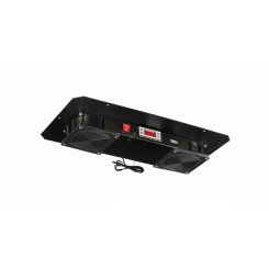 Блок вент TLK для настенных шкафов серии TWM 2 вентилятора с фильтр без шнура черный Блок вент TLK для настенных шкафов серии TWM 2 вентилятора с фильтр без шнура черный