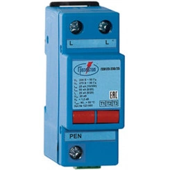 УЗИП ГРОЗОСТОП ГСВ123-60/25 C, класс I+II+III , Iimp - 25 кА (10/350), Imax (8/20) - 50 кА