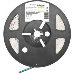 Лента светодиодная LEDх120/м 5м 9.6w/m 12В теплый белый