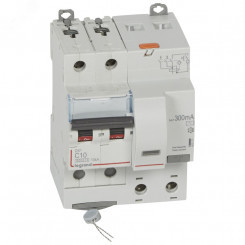 Выключатель автоматический дифференциального тока DX3 2П C10А 300MА-АC 4м