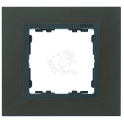 Рамка на 4 поста, S82N, свинец - графит (металл им.) Рамка на 4 поста, S82N, свинец - графит (металл им.)