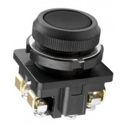 Кнопка КЕ-011/1 2з цилиндр 10А 660В IP40 черн. Электротехник ET507206