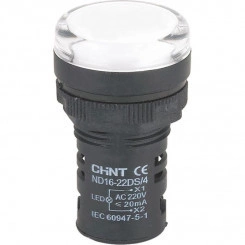 Индикатор ND16-22DS/4C компактный встр. конденсатор IP65 АС380В (R) бел. CHINT 828187