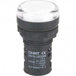 Индикатор ND16-22DS/4C бел. компактный встроен. конденсатор IP65 AC 230В (R) (CHINT) 828163