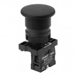 Кнопка управления "Грибок" NP2-EC52 d40мм 1НЗ IP40 с самовозвратом без подсветки желт. (R) CHINT 574094 Кнопка управления "Грибок" NP2-EC52 d40мм 1НЗ IP40 с самовозвратом без подсветки желт. (R) CHINT 574094