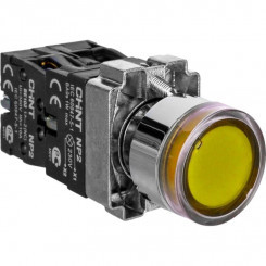 Кнопка управления NP2-BW3561 плоская 1НО AC/DC230В(LED) IP40 (R) желт. CHINT 574788
