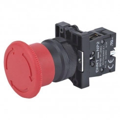 Кнопка управления "Грибок" NP2-ES542 d40мм 1НЗ IP40 с фиксацией без подсветки красн. (R) CHINT 574120 Кнопка управления "Грибок" NP2-ES542 d40мм 1НЗ IP40 с фиксацией без подсветки красн. (R) CHINT 574120