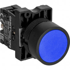 Кнопка управления NP2-EA65 без подсветки 1НО+1НЗ IP40 (R) син. CHINT 574374