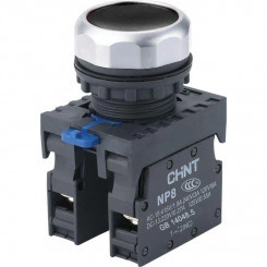 Кнопка управления NP8-21BN/2 без подсветки самовозв. 2НО+1НЗ IP65 (R) черн. CHINT 368588 Кнопка управления NP8-21BN/2 без подсветки самовозв. 2НО+1НЗ IP65 (R) черн. CHINT 368588
