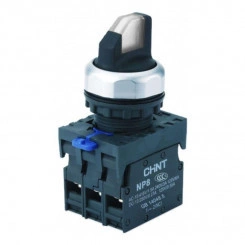 Переключатель с подсветкой NP8-01XD/211 2 полож. фикс. AC110-230В(LED) 1НЗ IP65 (R) бел. CHINT 667674 Переключатель с подсветкой NP8-01XD/211 2 полож. фикс. AC110-230В(LED) 1НЗ IP65 (R) бел. CHINT 667674