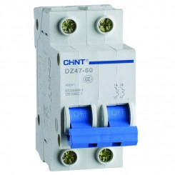 Выключатель автоматический модульный 2п C 16А 4.5кА DZ47-60 CHINT 187976 Выключатель автоматический модульный 2п C 16А 4.5кА DZ47-60 CHINT 187976