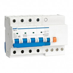 Выключатель автоматический дифференциального тока 4п C 6А 30мА тип AC 6кА NB1L-40 (R) CHINT 198143