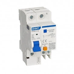 Выключатель автоматический дифференциального тока 30мА тип AC 6кА NXBLE-32 1+N C32 (R) CHINT 819395 Выключатель автоматический дифференциального тока 30мА тип AC 6кА NXBLE-32 1+N C32 (R) CHINT 819395